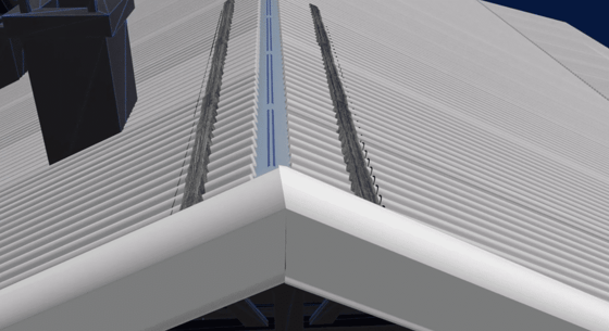 Ridge vents for metal roofs
