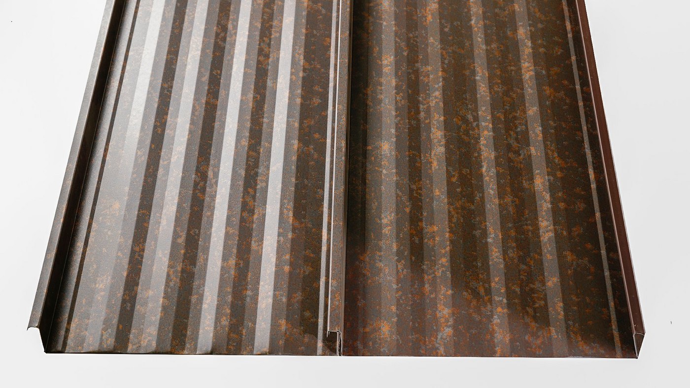 Striations On Standing Seam Panel