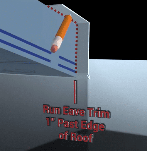 How To Install Eave Trim For Metal Roofing. Step By Step Guide