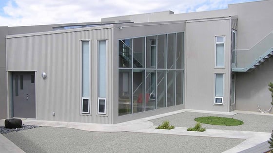 ash-gray-corrugated-metal-building