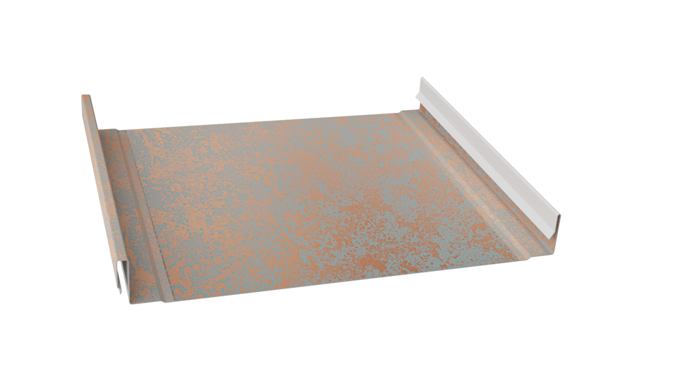 Aged Copper® Standing Seam Metal Roofing Panels