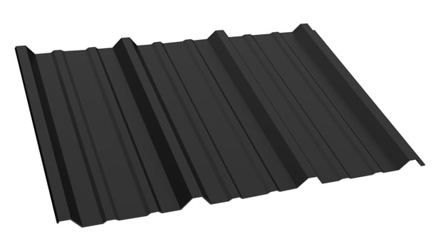 Quaker Gray R Panel R Panel Charcoal Gray | Metal Roofing | Siding Panels