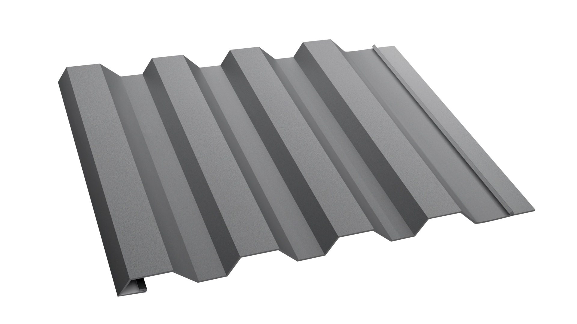 Available Metal Roof & Metal Wall Panels In Gray Zinc Matte®