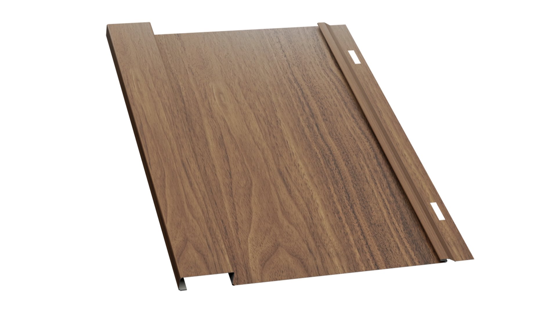 Metal Board & Batten Siding That Looks Like Rosewood