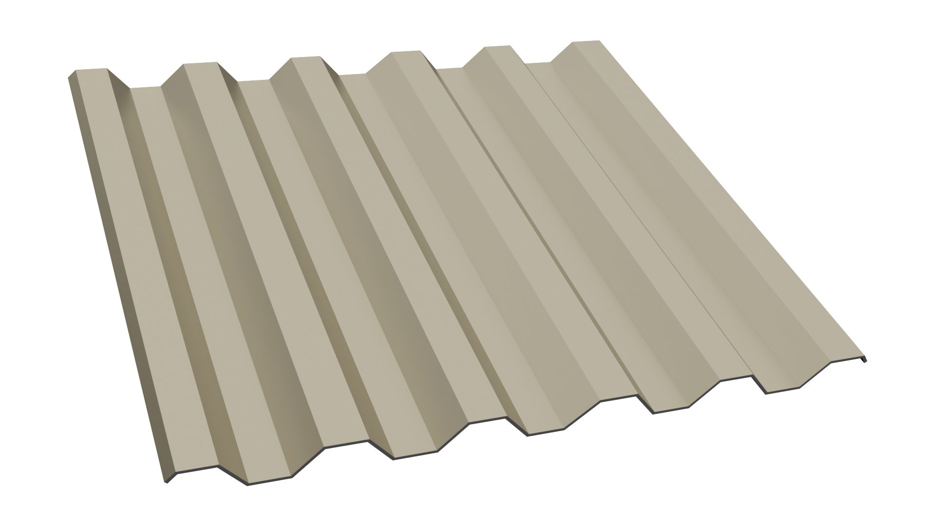 Metal Roofing and Metal Wall Panels in a Sandstone Finish