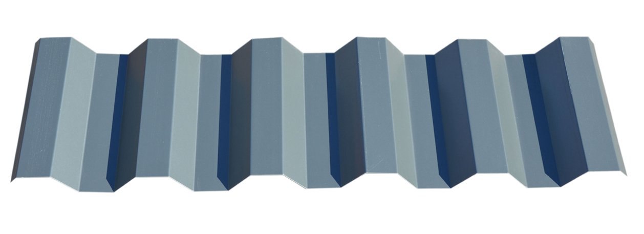 Silver Zinc Metallic® Western Rib® 7.2 Panel