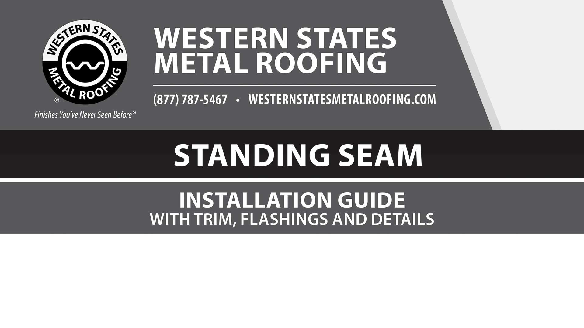 Metal Roofing & Metal Siding Installation Guides