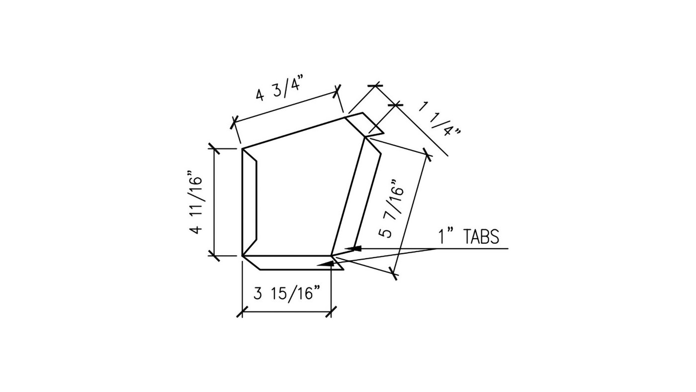 Gutter End Caps For Corrugated Metal Roofing Box Gutters