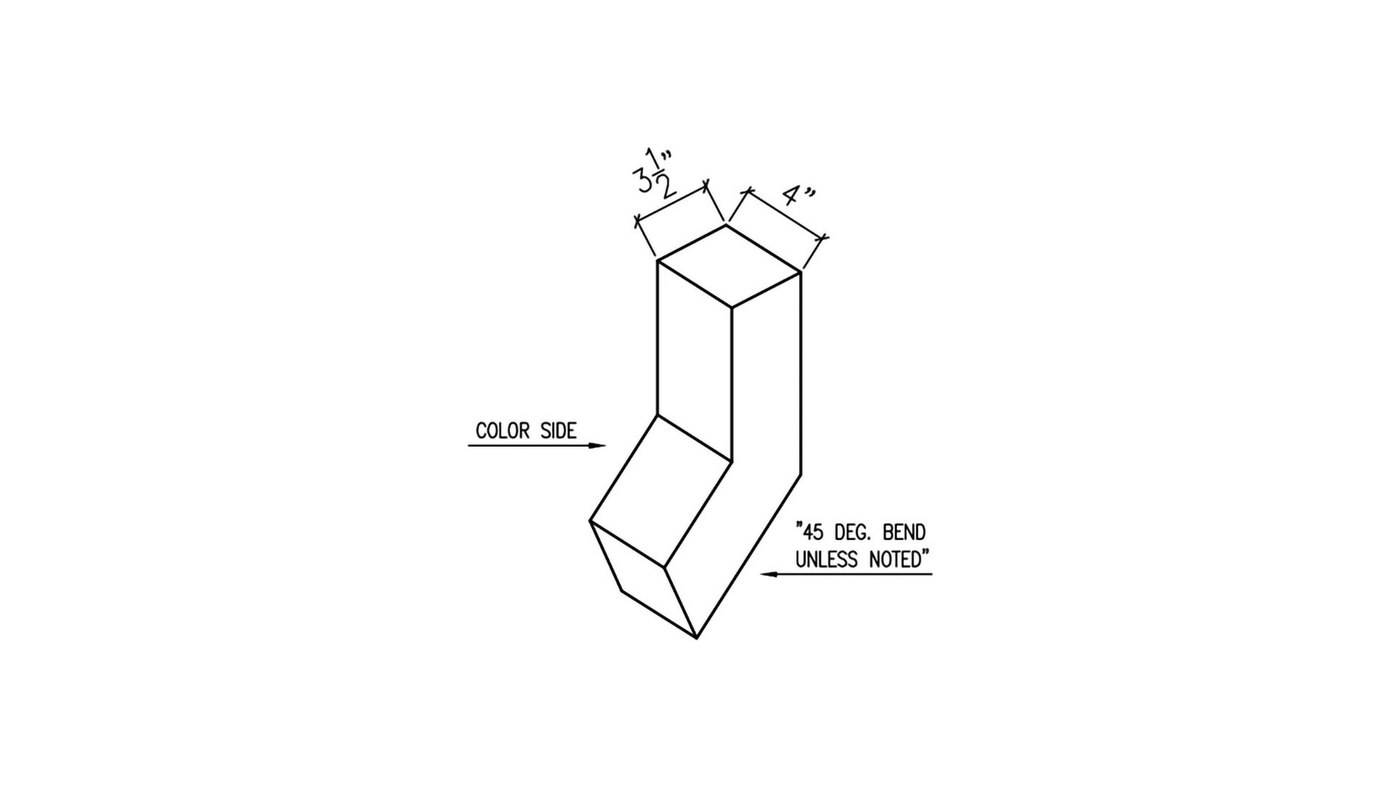Downspout Elbow | MS2 Mechanically Seamed Roofing