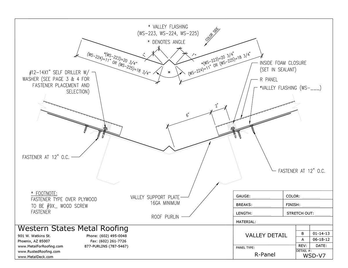 Extended Valley Trim Part WS225 PBR Panel R Panel