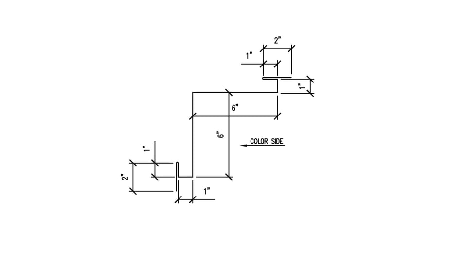 Custom Inside Corner Trim Vertical Installation Metal Wall Panels