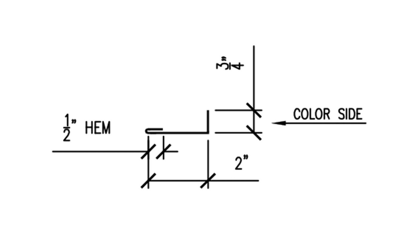 Base Trim Horizontal Installation Western Reveal®