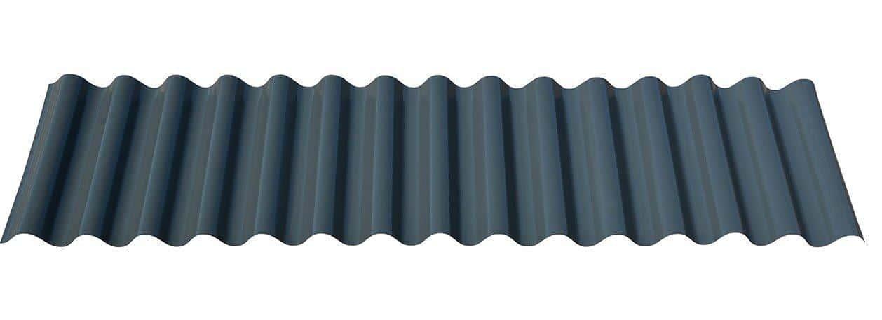7/8" Corrugated in Matte Black®