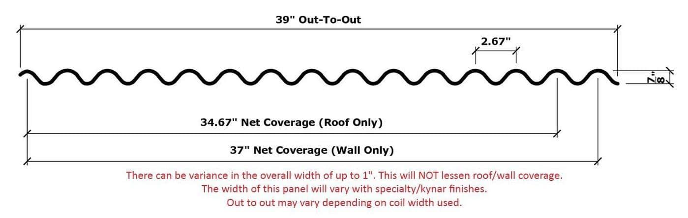 7/8" Corrugated