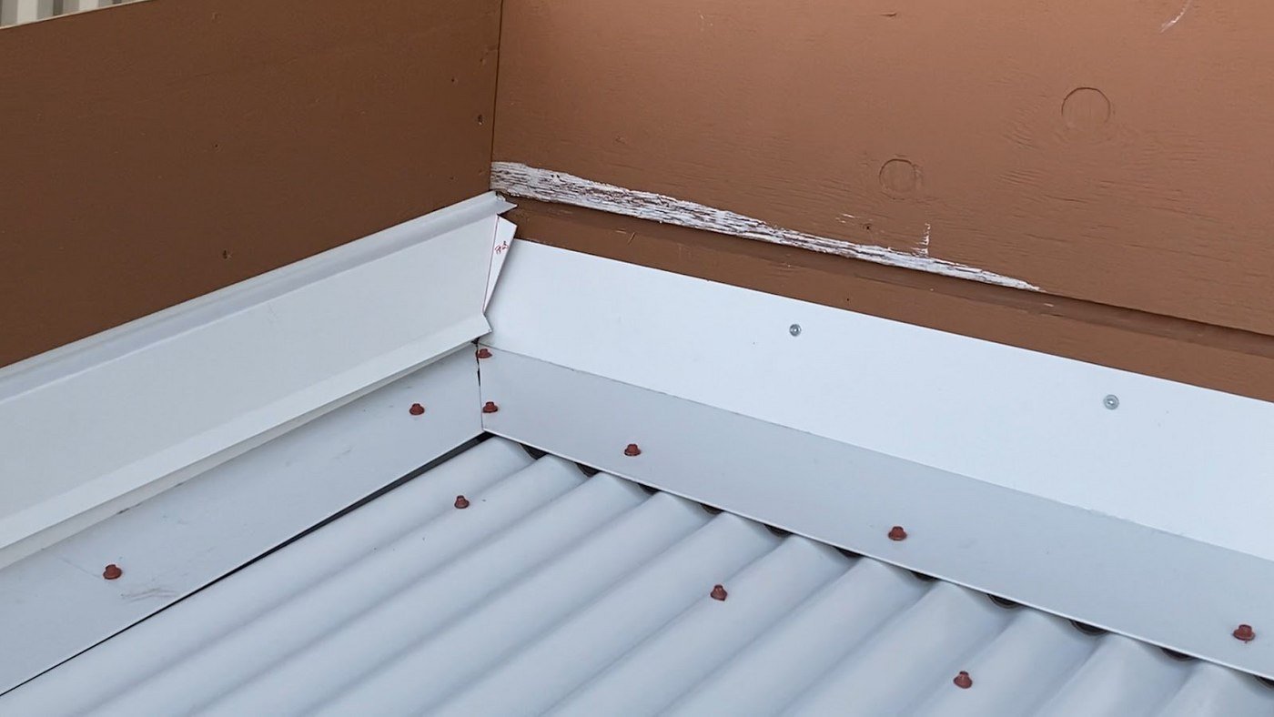 How To Install Reglet Flashing On A Metal Roof