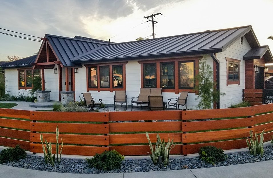 Standing Seam Metal Roofing In Black Ore Matte