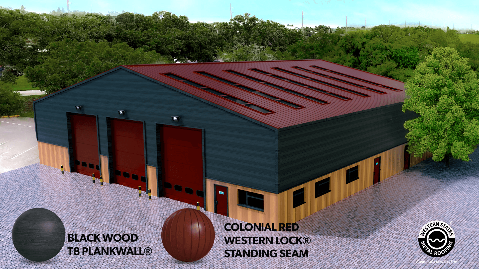 Metal Siding That Looks Like Wood. Black Wood