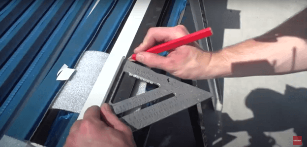How To Install Metal Trim Around A Corrugated Doorway