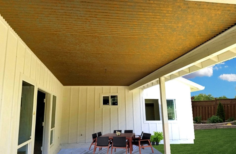 Corrugated Metal Ceiling Panel, How To Install Corrugated Metal On Ceiling