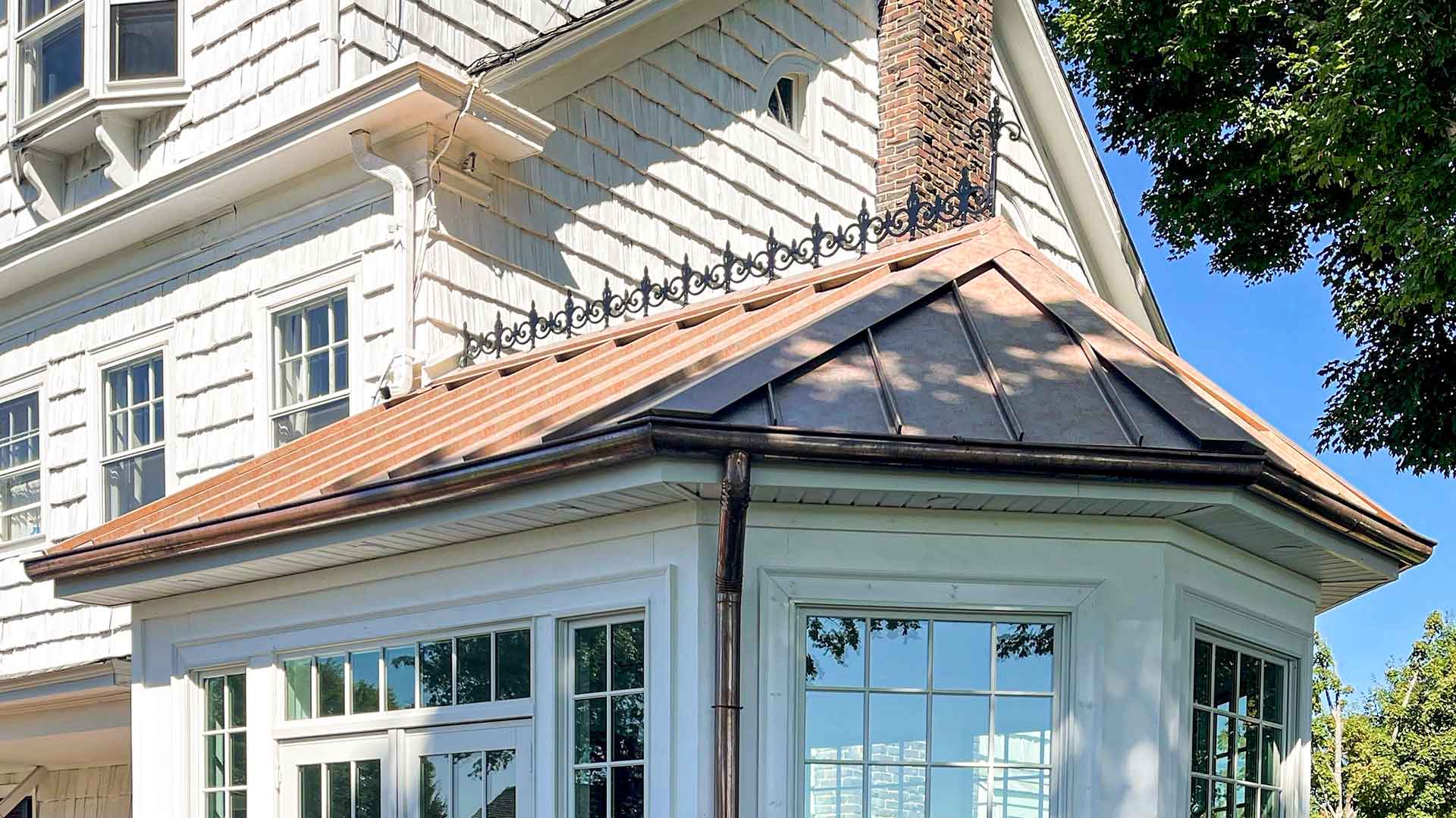 Aged Copper® Standing Seam Metal Roofing Panels