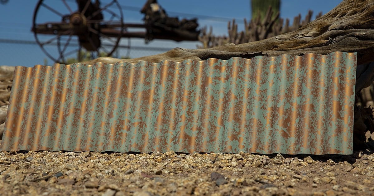 Corrugated Aged Copper® Metal Roofing Siding Panels