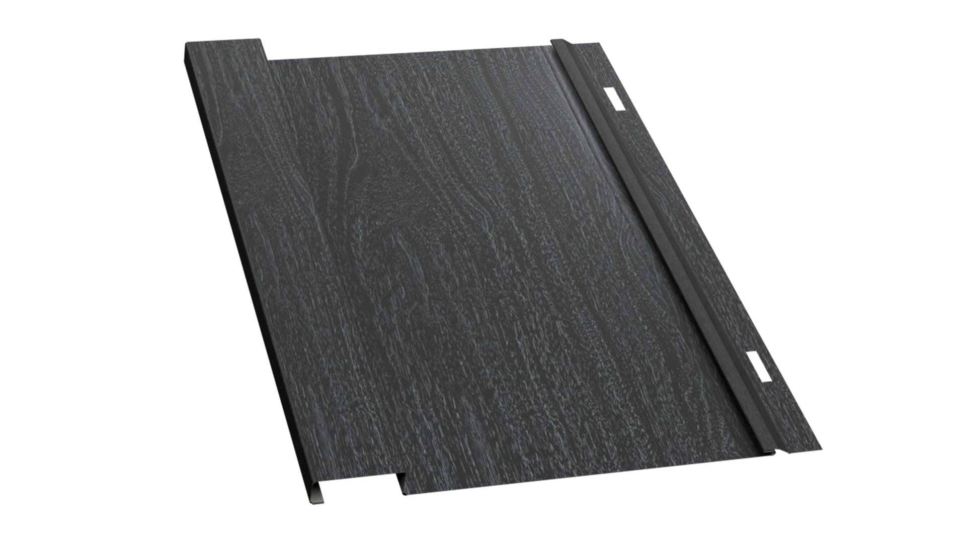 Metal Board & Batten Siding That Look Like Black Wood