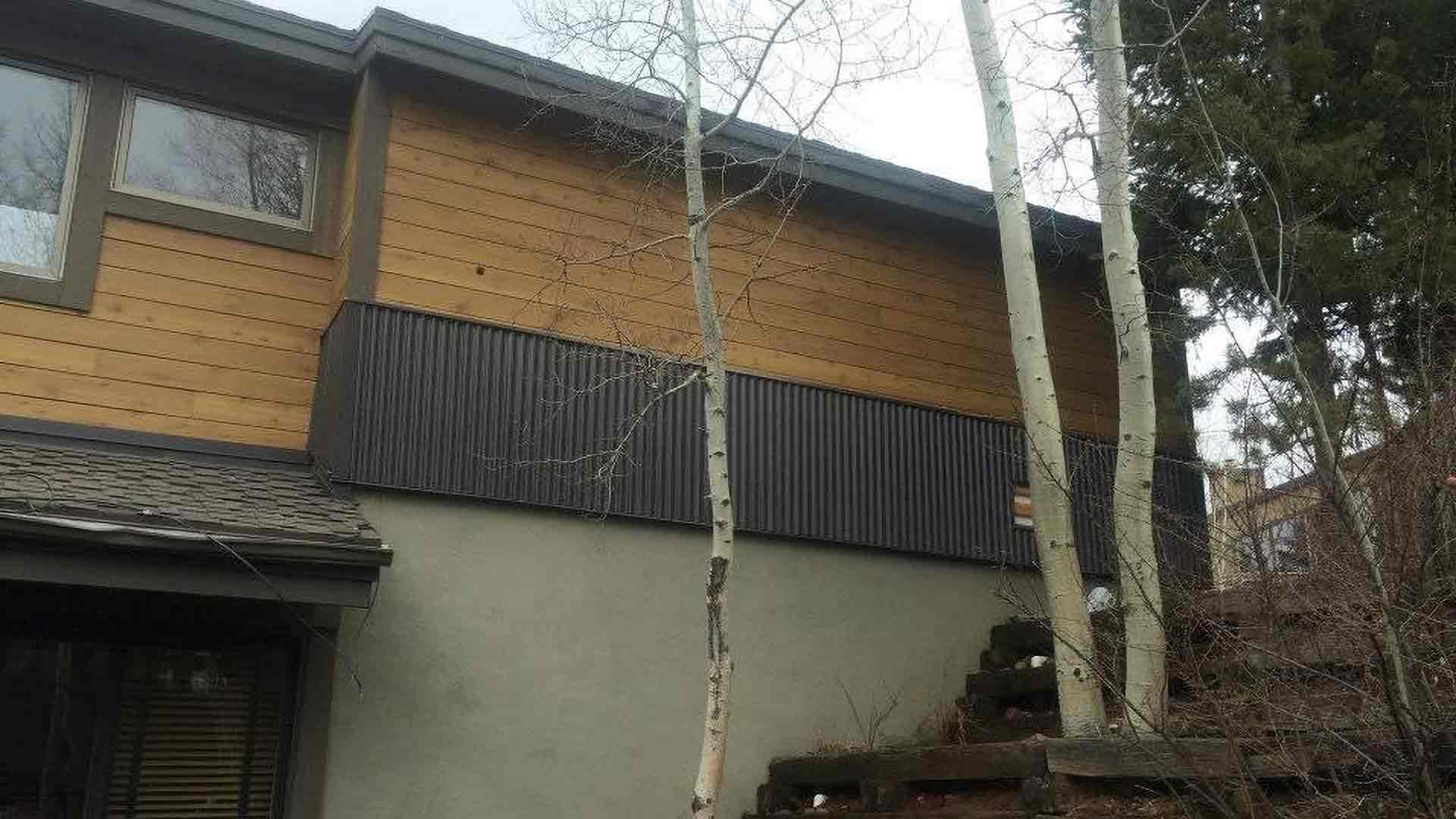 Corrugated Dark Bronze Metal Roofing Siding Panels Fencing