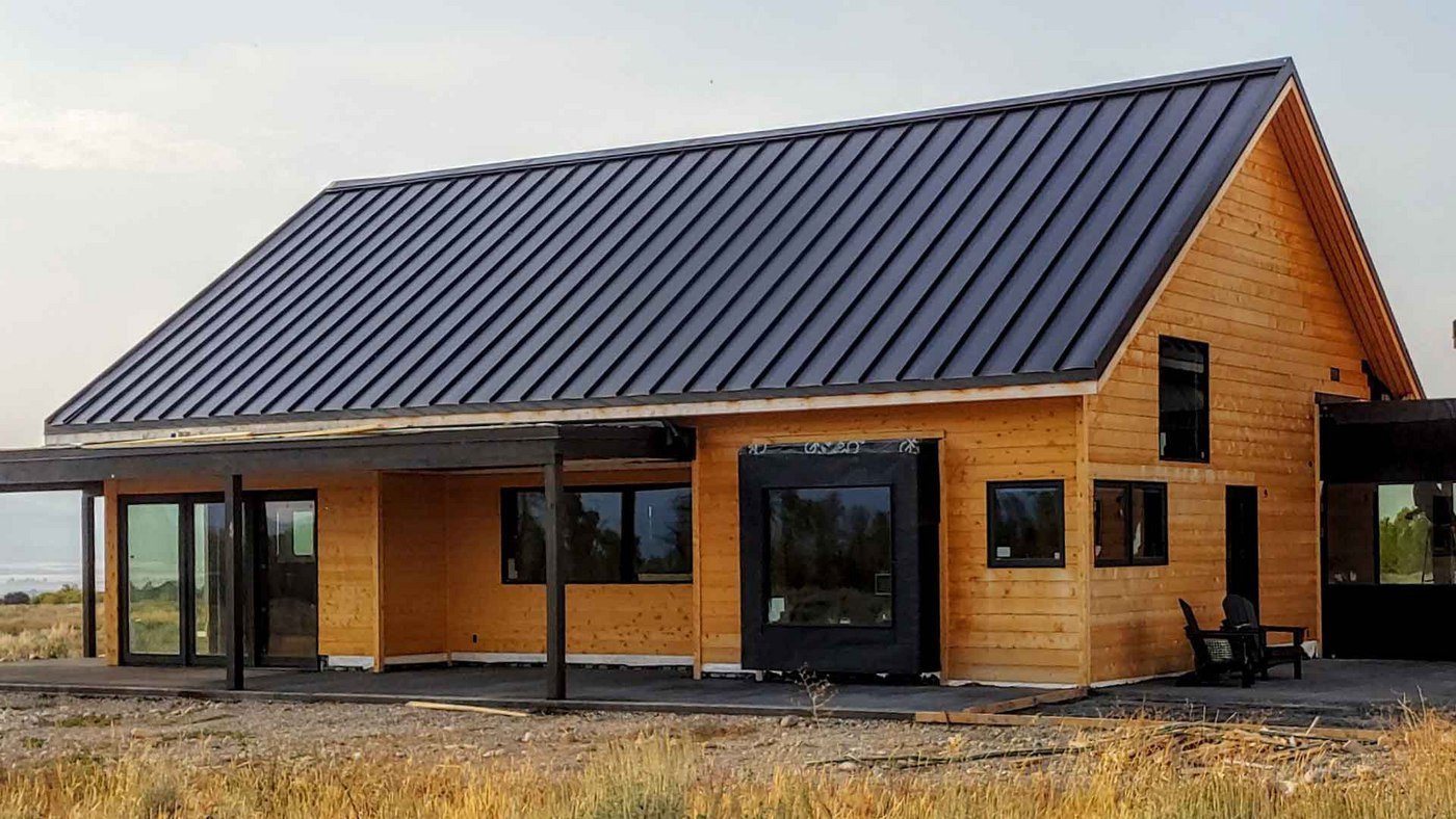Corrugated Matte Dark Bronze Metal Roofing Siding Panels
