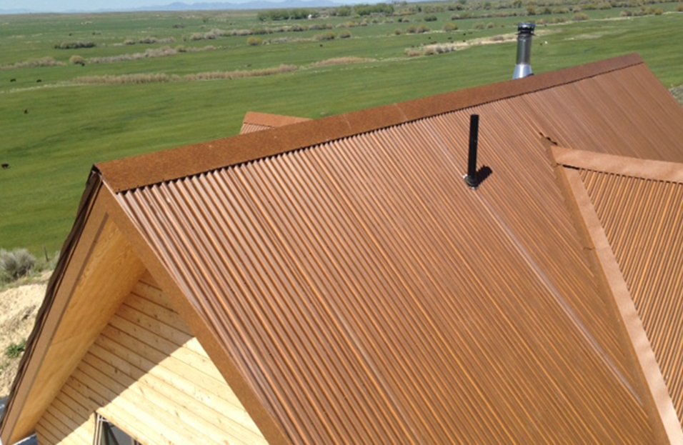 Corrugated Streaked Rust® Metal Roofing Siding Panels