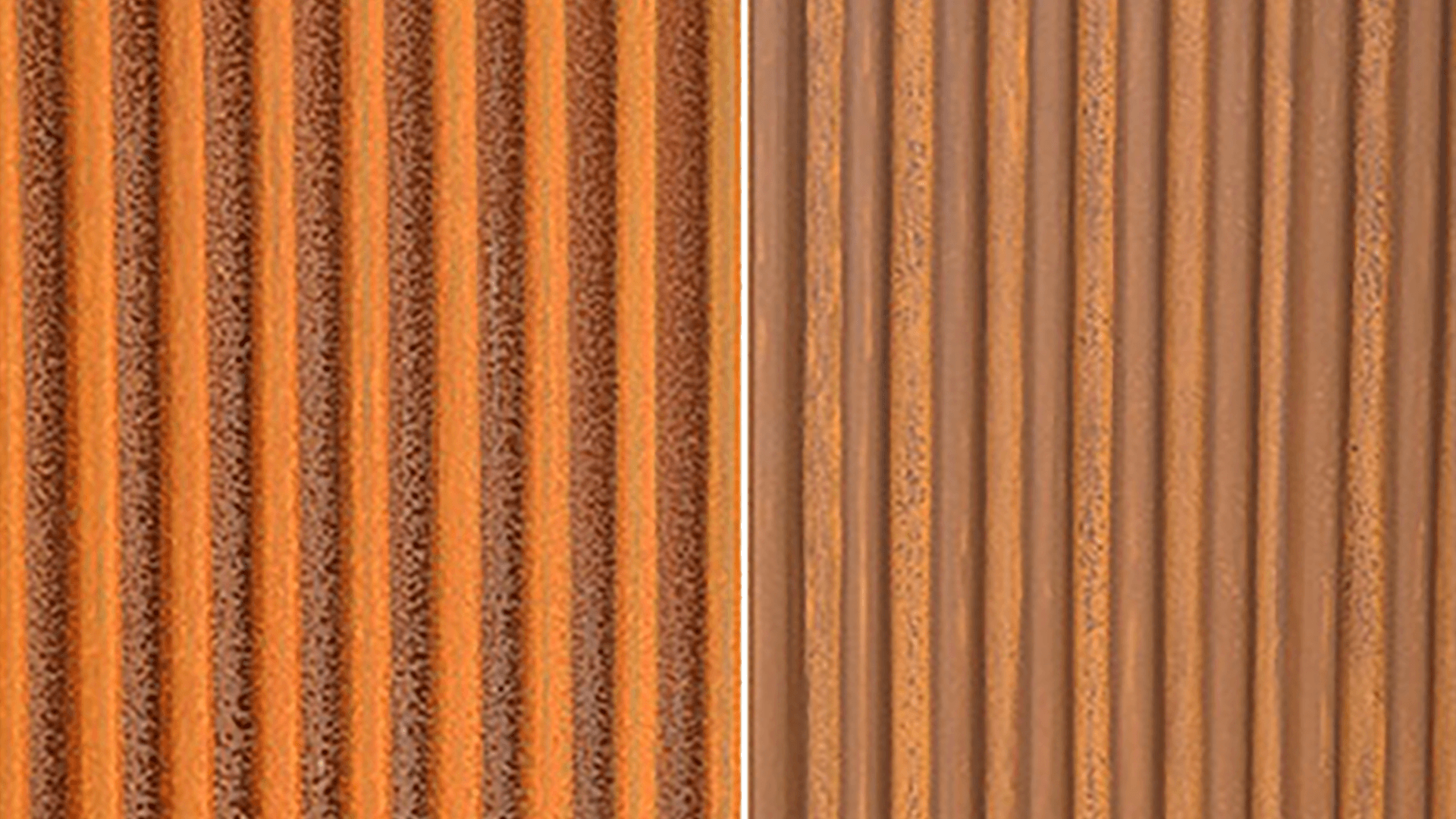 Mini corrugated narrow ripple pattern mixed rusty galvanized roofing metal