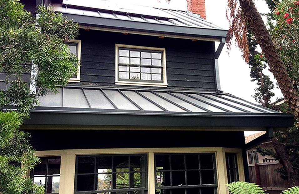 Natural Zinc Metallic® Standing Seam Metal Roofing Panels