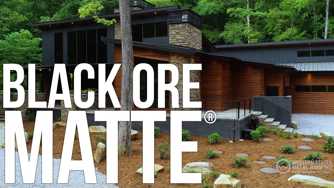 Matte Metal Roofing Colors For Houses And Commercial Buildings