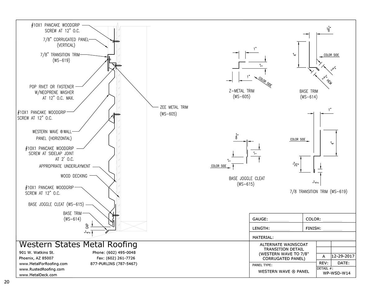 その他 Chart Gallery Standard 5 WS-605 Z-Metal Trim